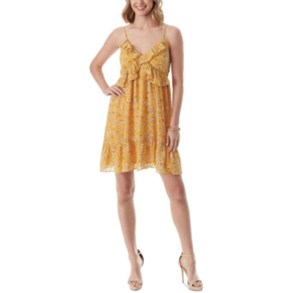 Jessica Simpson Southern Beauties Floral Chiffon Sundress  Size M